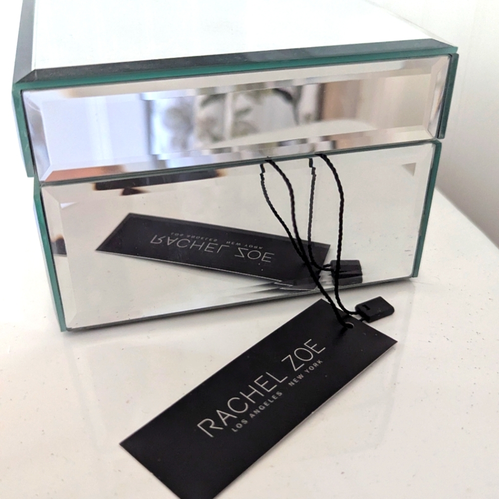 Rachel Zoe Glam Beveled Mirror Jewelry Box - Picture 7 of 12